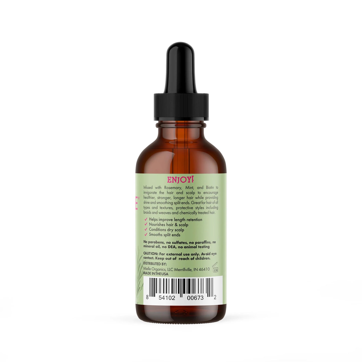 MIELLE Rosemary Mint Scalp & Hair Strengthening Oil