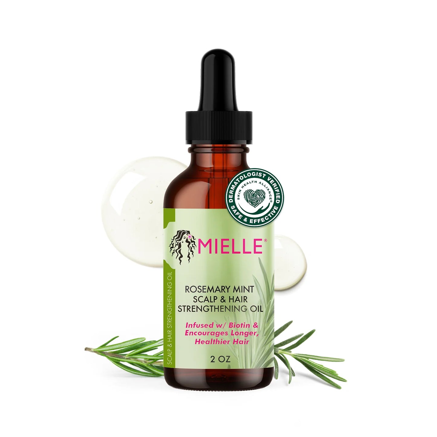 MIELLE Rosemary Mint Scalp & Hair Strengthening Oil