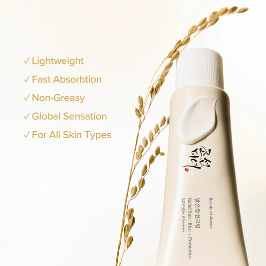 Beauty of Joseon Relief Sun SPF50+ PA++++ | Rice + Probiotics