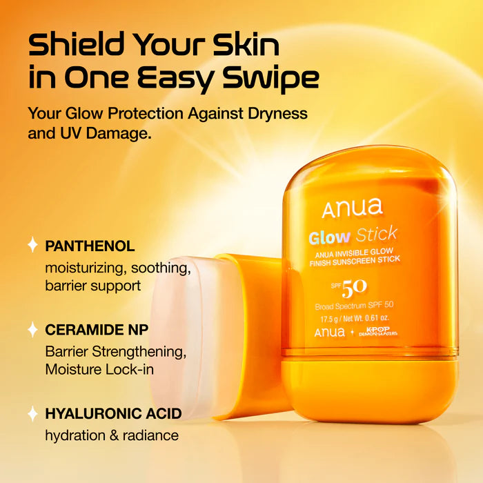 ANUA Invisible Glow Finish Sunscreen Stick