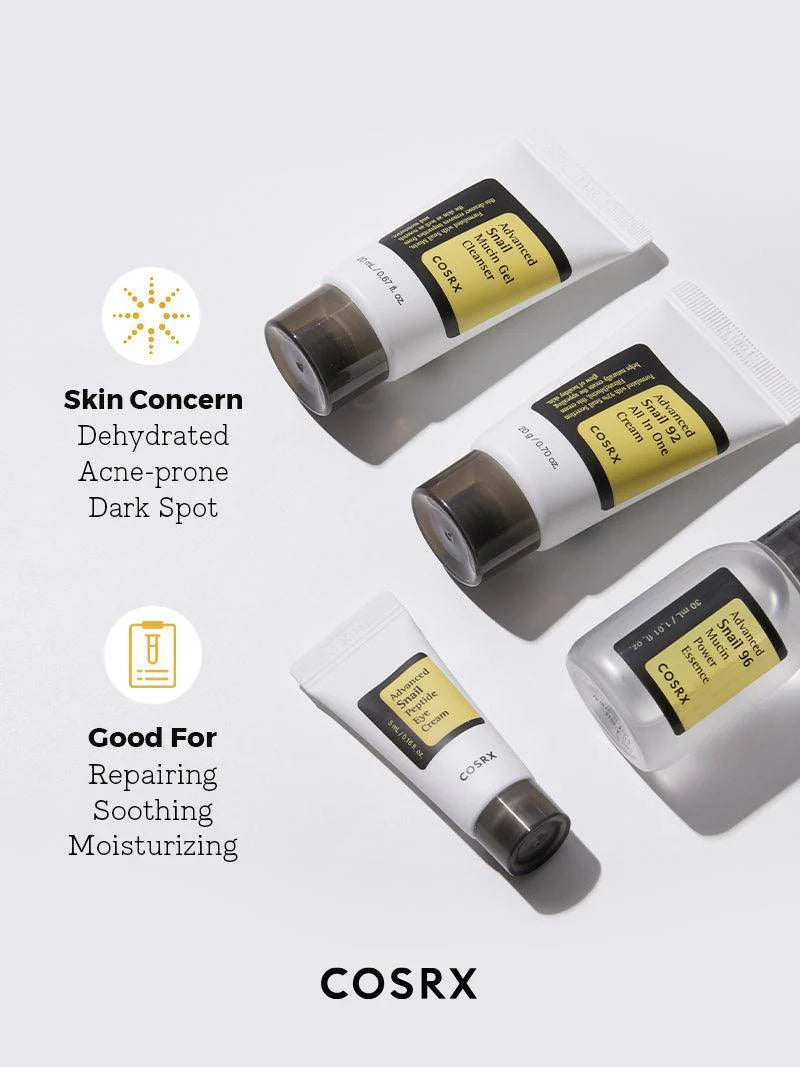 COSRX All About Snail Kit | 4-Step Snail Mucin Skincare Set