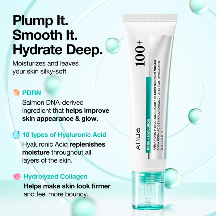 ANUA PDRN Hyaluronic Acid 100 Moisturising Cream