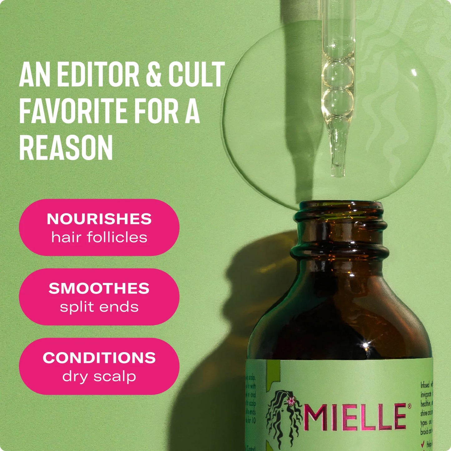 MIELLE Rosemary Mint Scalp & Hair Strengthening Oil