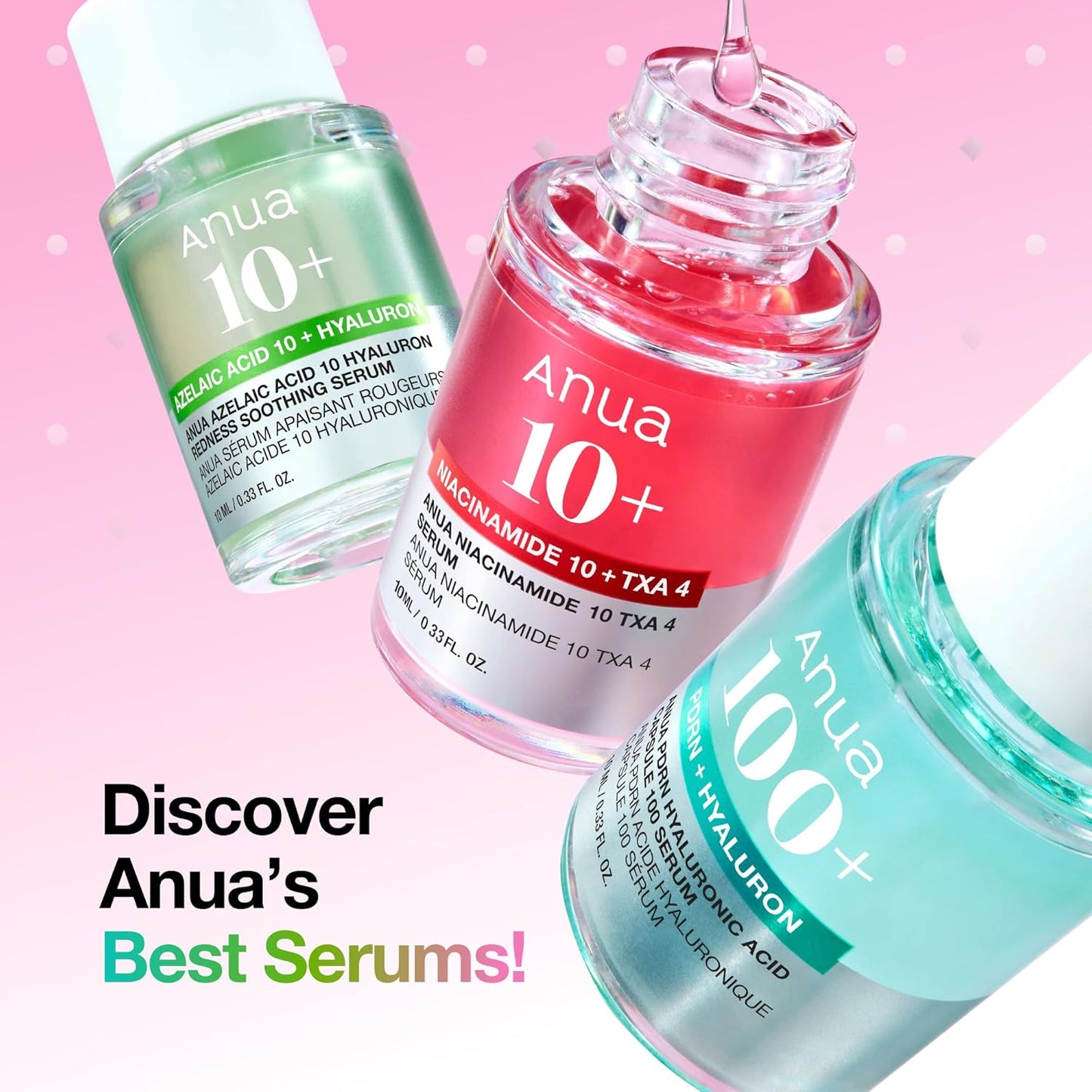 ANUA Serum Discovery Trio | Brightening &amp; Hydrating Serum Set