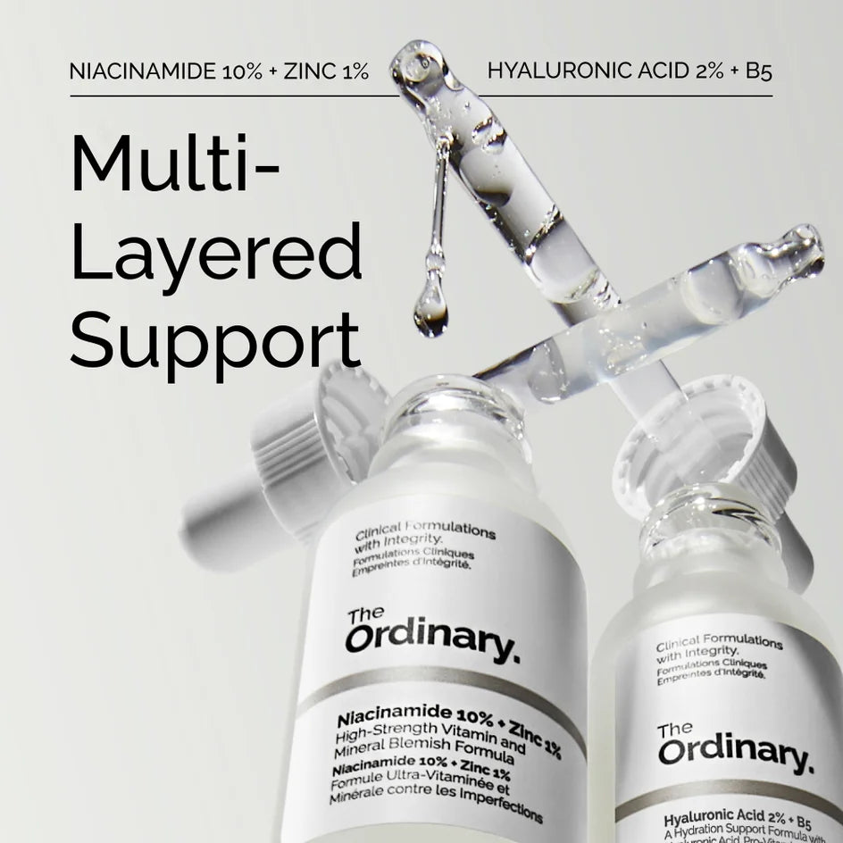 The Ordinary Skin Support Set | Essential Hydration & Clarity Duo