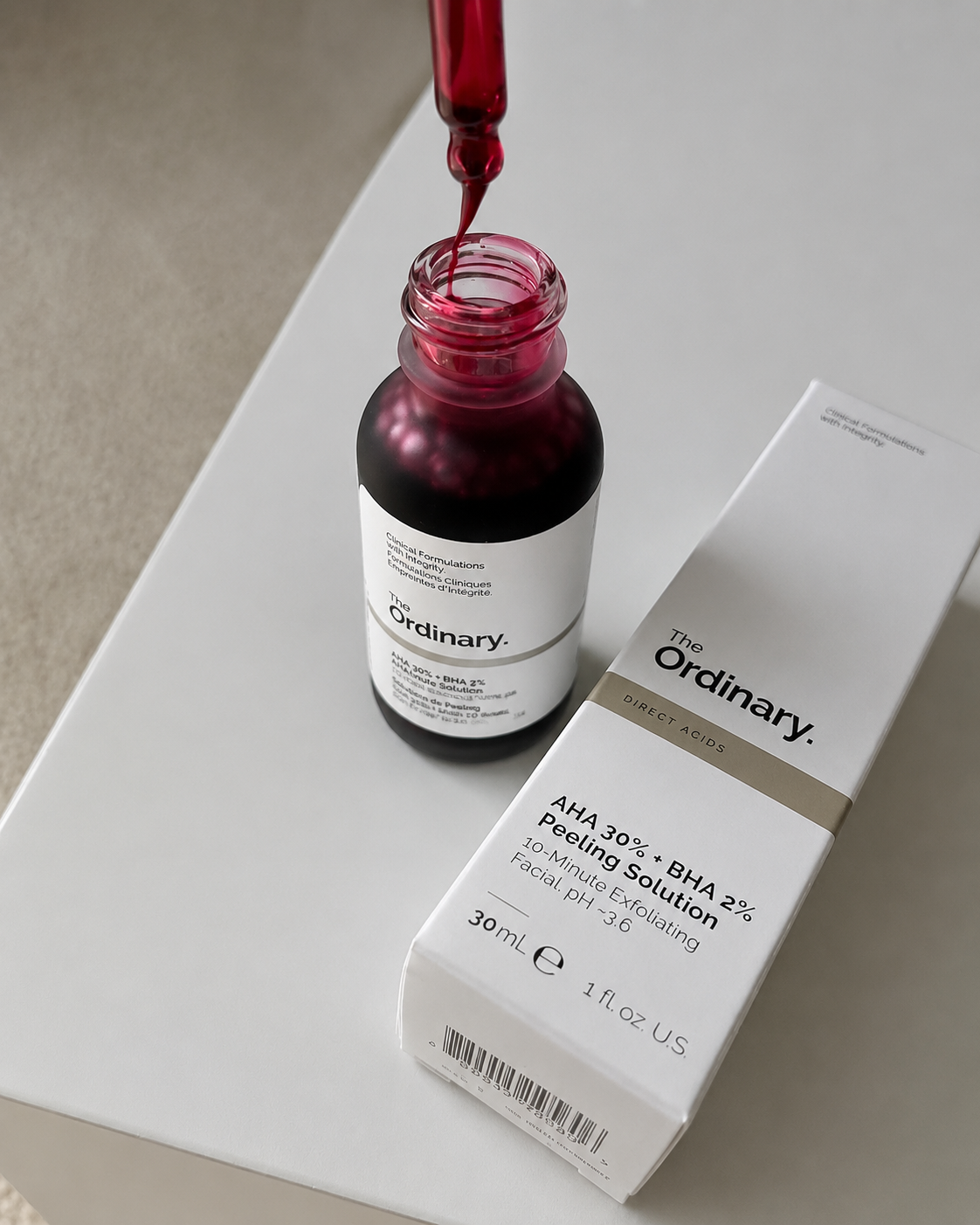 The Ordinary AHA 30% + BHA 2% Peeling Solution