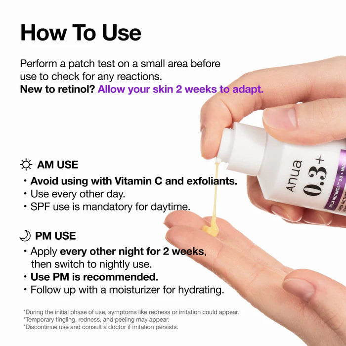 ANUA Nano Retinol 0.3% + Niacin Serum