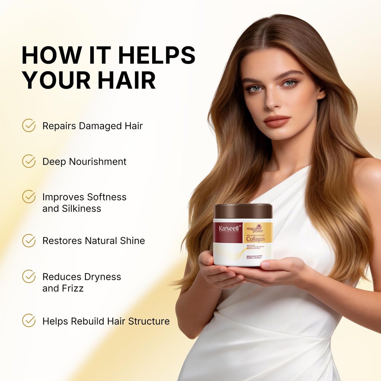 Karseell Collagen Hair Treatment Deep Repair Hair Mask