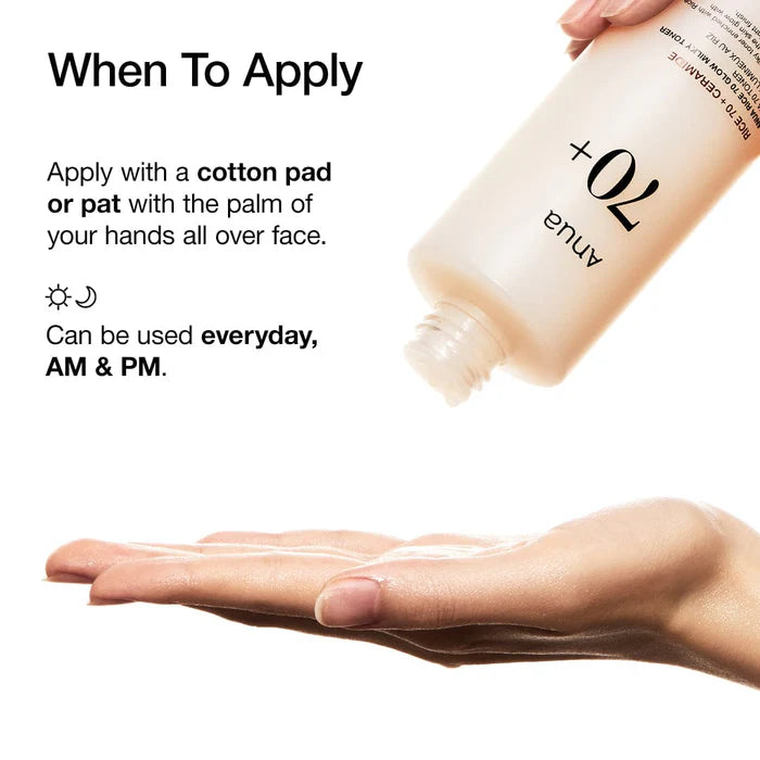 ANUA Rice 70 Glow Milky Toner