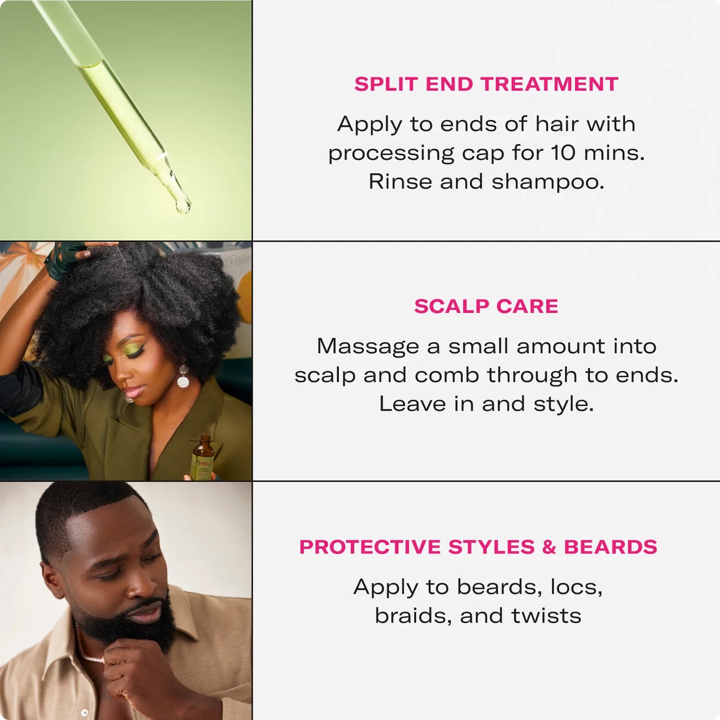 MIELLE Rosemary Mint Scalp & Hair Strengthening Oil