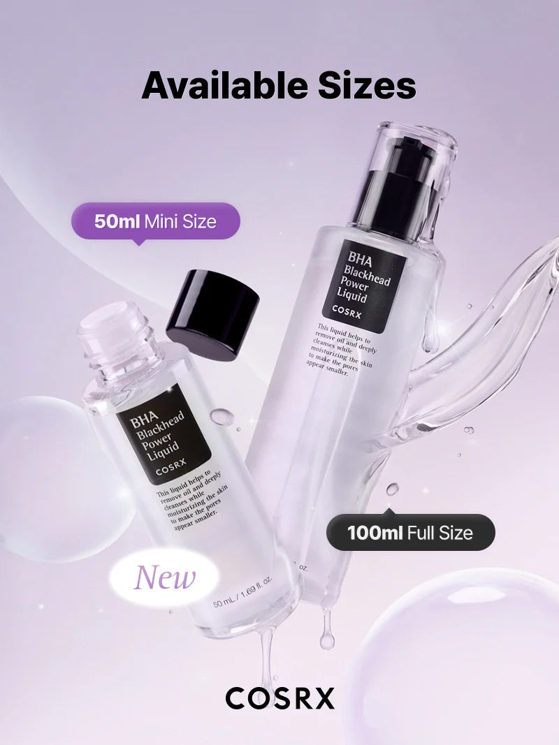 COSRX Niacinamide 2% + BHA 4% Blackhead Exfoliant Toner